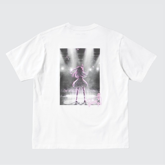 UNIQLO WHITE OSHI NO KO- Graphic Short Sleeve Tee - Picture 1 of 5